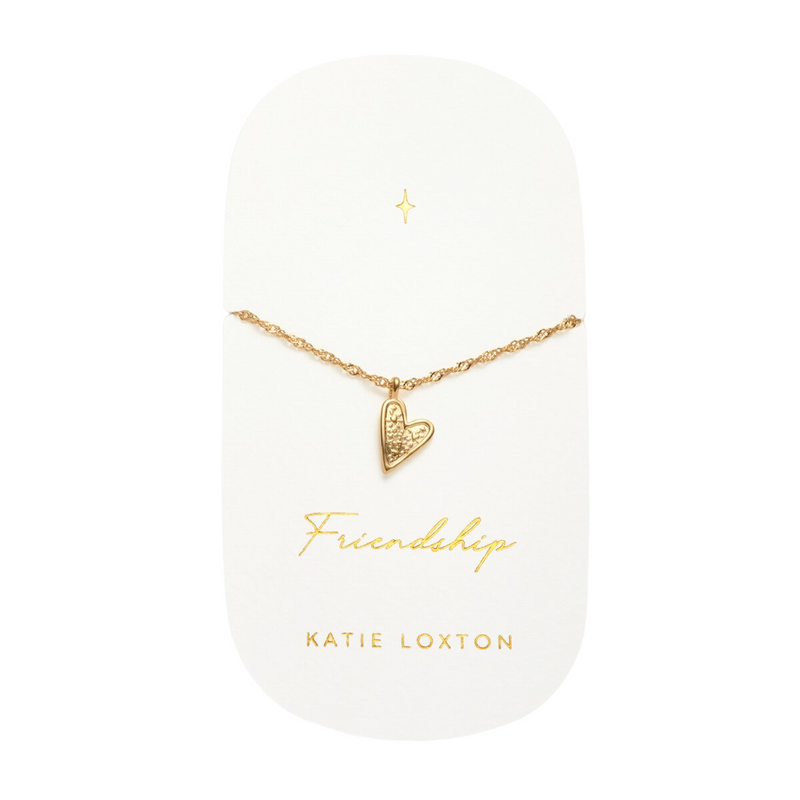 Waterproof 'Friendship' Heart Bracelet | Gold Plated