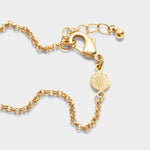 Waterproof 'Love' Heart Bracelet | Gold Plated