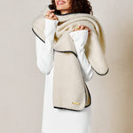 Whipstitch Scarf | Cream