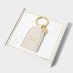 'You Are So Loved' Boxed Keyring | Off White