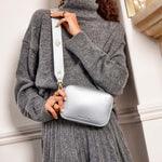 Zana Mini Crossbody Bag | Silver