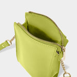 Zana Slim Crossbody Bag | Lime Green