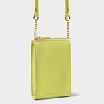 Zana Slim Crossbody Bag | Lime Green