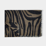 Zebra Print Scarf | Mink