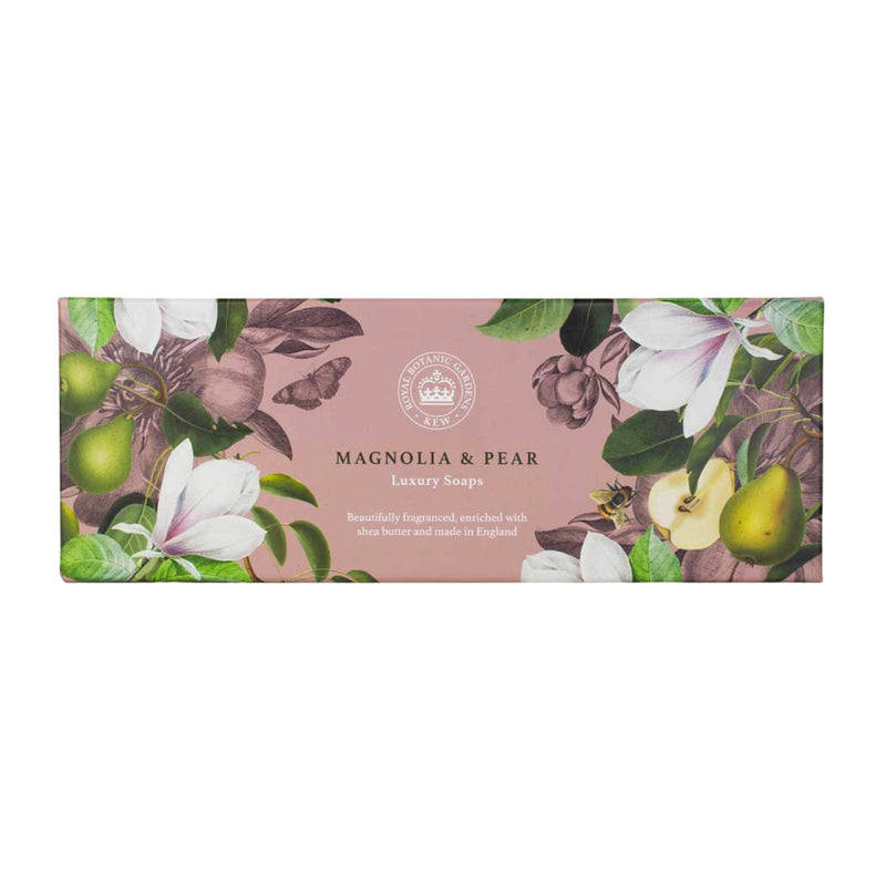Magnolia & Pear Triple Soap Gift Box