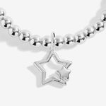 Kids' Christmas Cracker 'Christmas Wishes' Bracelet | Silver Plated