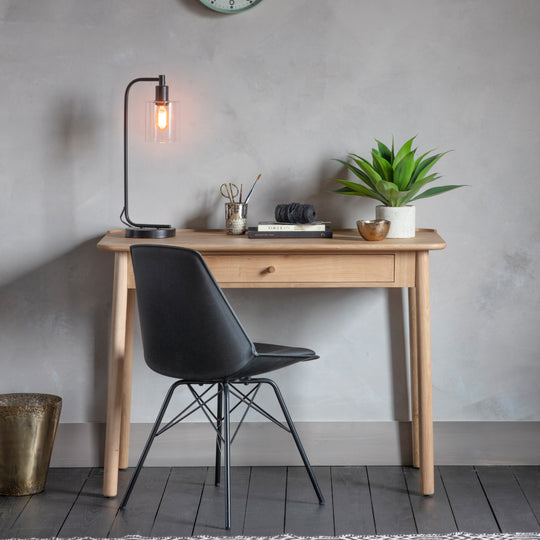 Kingham 1 Drawer Oak Dressing Table | Natural