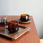 SEPIA Non-Slip Tray | Walnut | 36×18cm