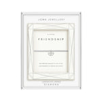 Laboratory Grown 'Diamond A Little 'Friendship' Bracelet | Silver Plated