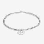 Laboratory Grown 'Diamond A Little 'Friendship' Bracelet | Silver Plated