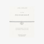 Laboratory Grown 'Diamond A Little 'Friendship' Bracelet | Silver Plated