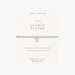 Laboratory Grown Diamond A Little 'Lovely Sister' Bracelet | Silver Plated