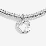 Laboratory Grown Diamond A Little 'Wonderful Mum' Bracelet | Silver Plated