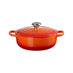 Cast Iron Sauteuse Pan | Volcanic | 24cm