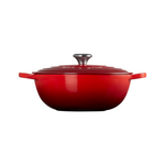 Signature Cast Iron Soup Pot | Cerise | 28cm