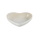 Stoneware Heart Bowl | Meringue | 20cm