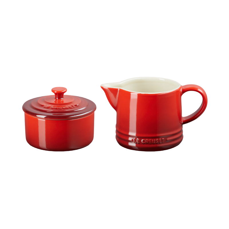 Stoneware Milk & Sugar Set | Cerise