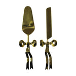 Bow Cake Knife Set | Gold Plated | 3 Piece
