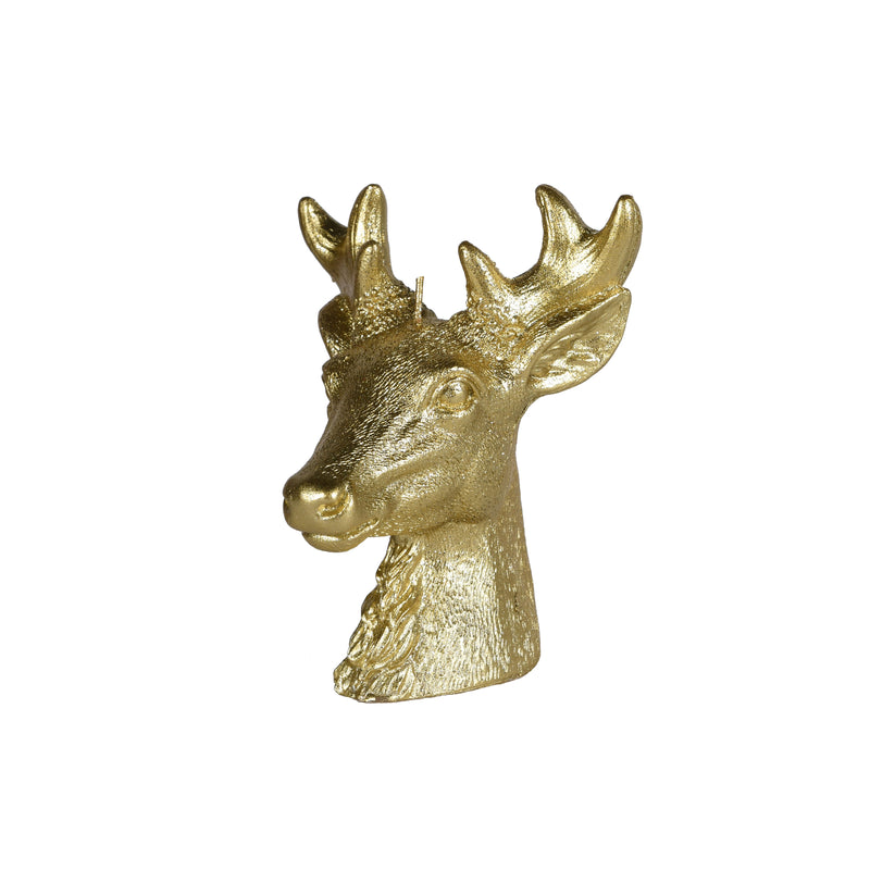 Stag Candle | Gold | 15cm