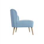 Beau 2 Seater Sofa | Cornflower Blue/Blonde Wood