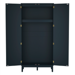 Bordeaux 2 Door Wardrobe | Blue/Natural