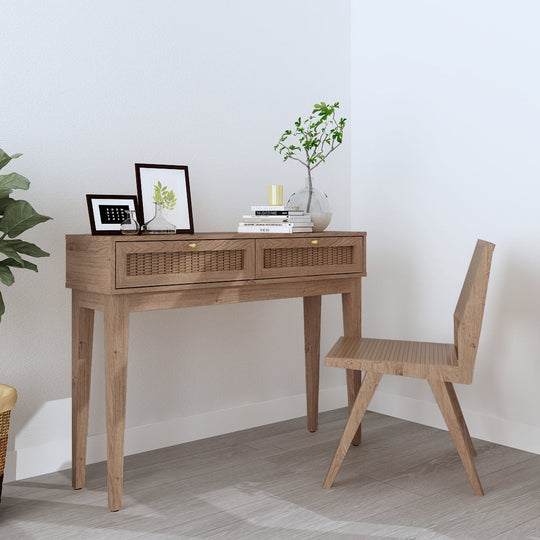 Bordeaux Rattan Desk | Natural