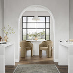 Fuji Dining Table | Stone/White