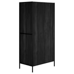 Hoxton 2 Door Wardrobe | Black