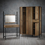 Hoxton 4 Door Wardrobe | Distressed Oak