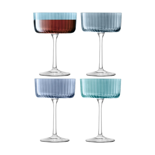 Gems Sapphire Cocktail Glasses | Set of 4 | 230ml