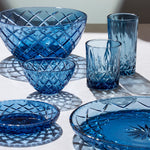 Sorrento Highball Glasses | Blue | 38cl | Set of 4