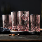 Sorrento Highball Glasses | Pink | 38cl | Set of 4