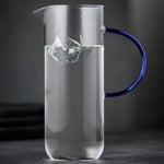 Torino Glass Jug | Clear/Blue | 1.1L