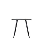 Maddox Mid-Century Modern Round Dining Table | Black