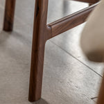 Madrid Mid-Century Scandi Oval Dining Table | Walnut