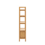 Madrid Mid-Century Scandi Open Display Unit | Oak