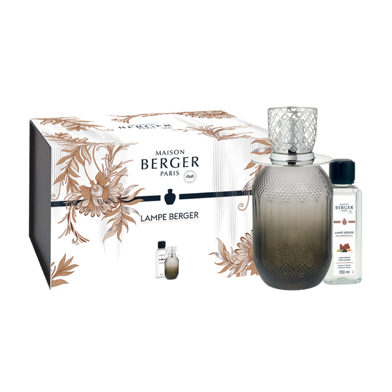 Grey Evanescence Fragrance Lamp Set | Mystic Leather | 250ml