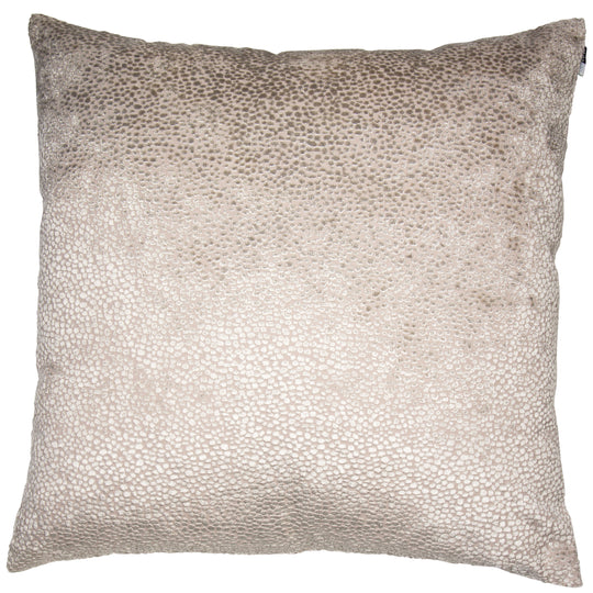 Bingham Velvet Dot Cushion | Taupe | 56cm