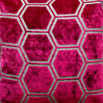 Ivor Hexagon Cushion | Fuschia | 56cm