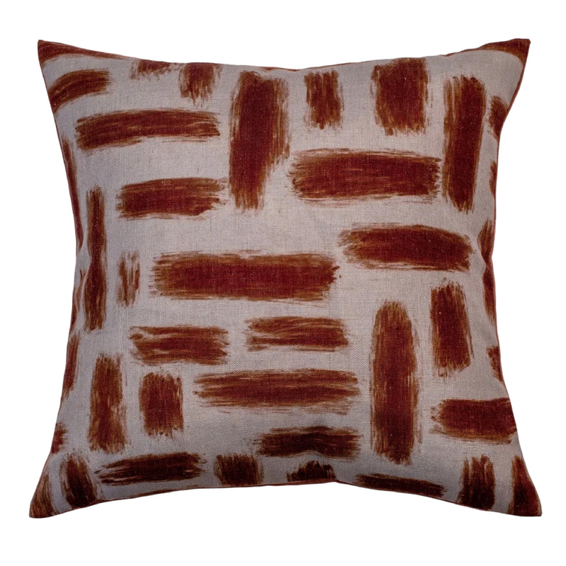 Kentish Abstract Cushion | Rust | 45cm