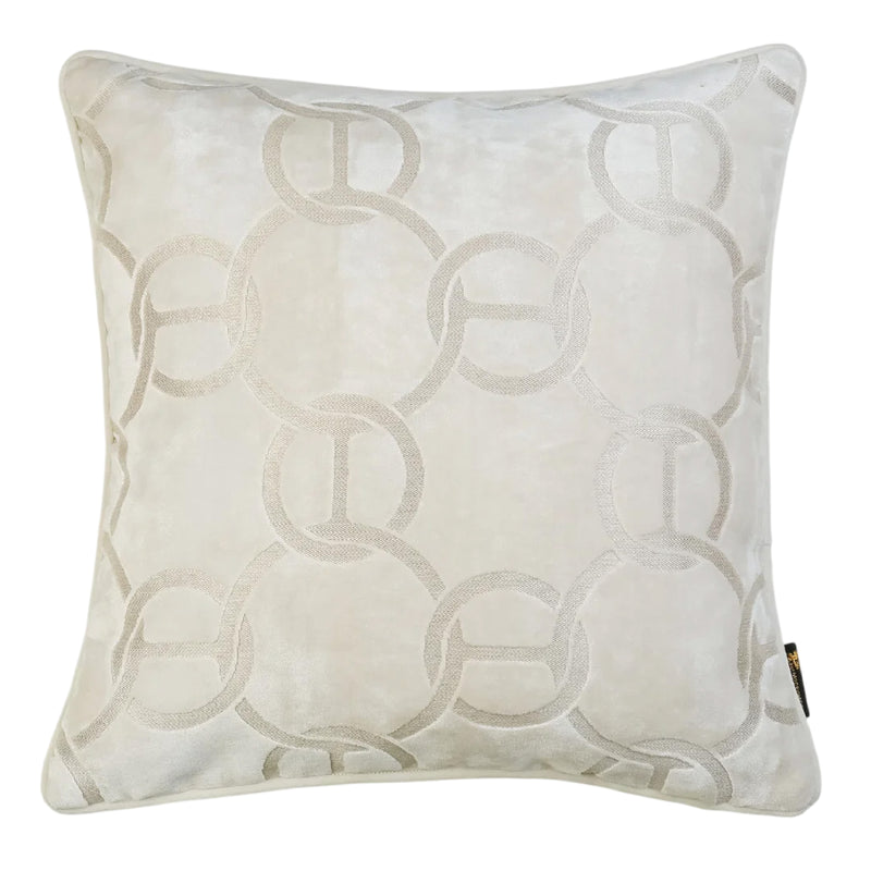 Paul Moneypenny Hookup Chains Cushion | Ivory | 43cm