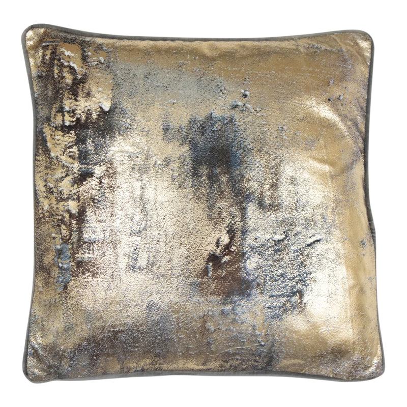 Volcano Distressed Cushion | Gold | 45cm