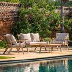 Outdoor Marina Lounge Set | Natural