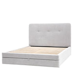 Marlowe Fabric 2 Drawer Bed Frame | Taupe