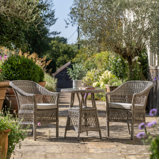 Outdoor Menton Bistro Set | Stone