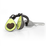 Avocado Heart Keyring | Green