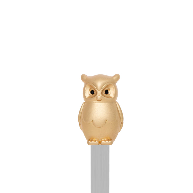 Owl Bookmark | Pearl Gold