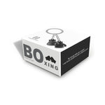 Boxing Gloves Keyring | Black & Silver