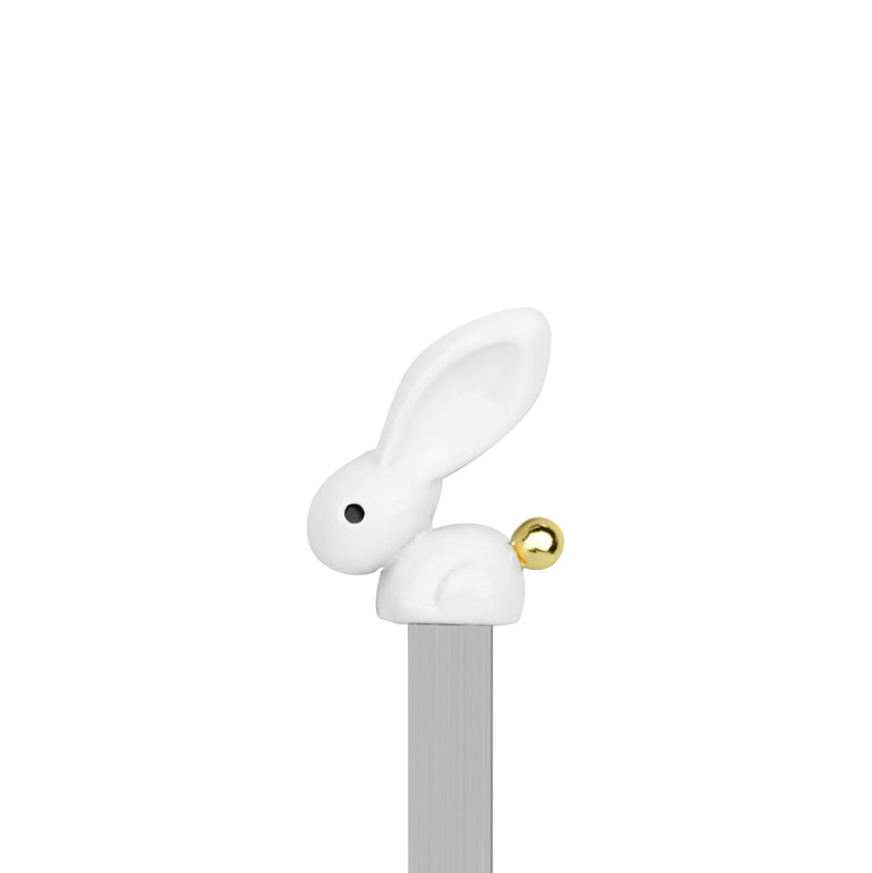 Bunny Bookmark | White