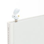 Bunny Bookmark | White